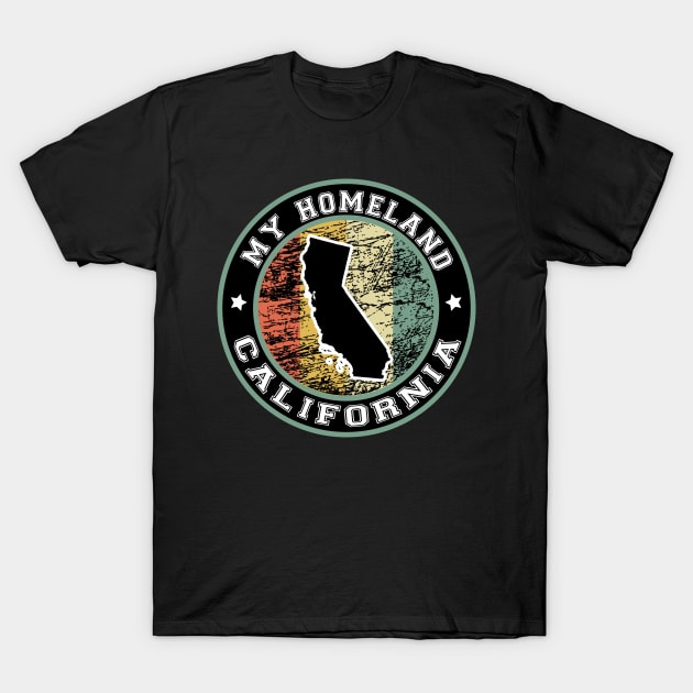 Homeland California state USA vintage T-Shirt by LiquidLine